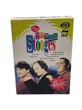The Three Stooges 2 DVD Set With 8 Episodes Comedy Platinum Disc 2003